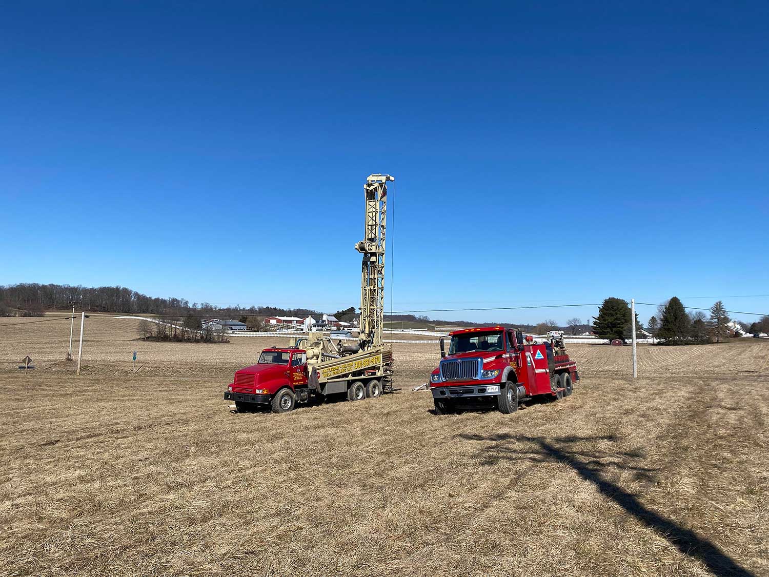 Two of our Easterday-Wilson trucks working