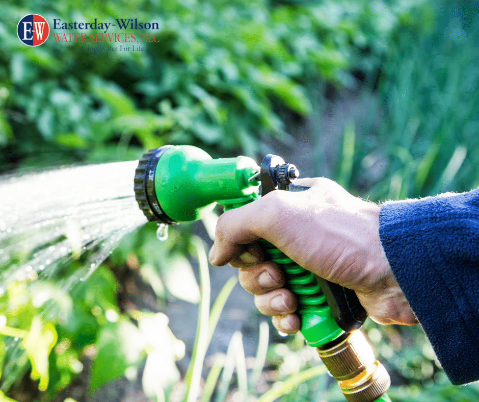 Water from sprinkler head
